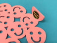 We Are Out of Office - Pink Smiley Trivet