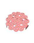 We Are Out of Office - Pink Smiley Trivet