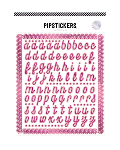 Pipsticks - Icing On the Cake Big Alphabet Sticker Sheet