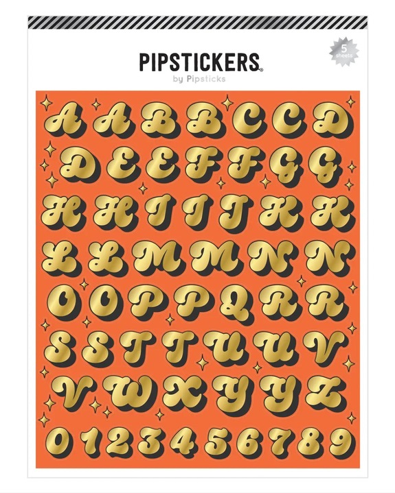 Pipsticks - You're Golden Big Alphabet (5ct)