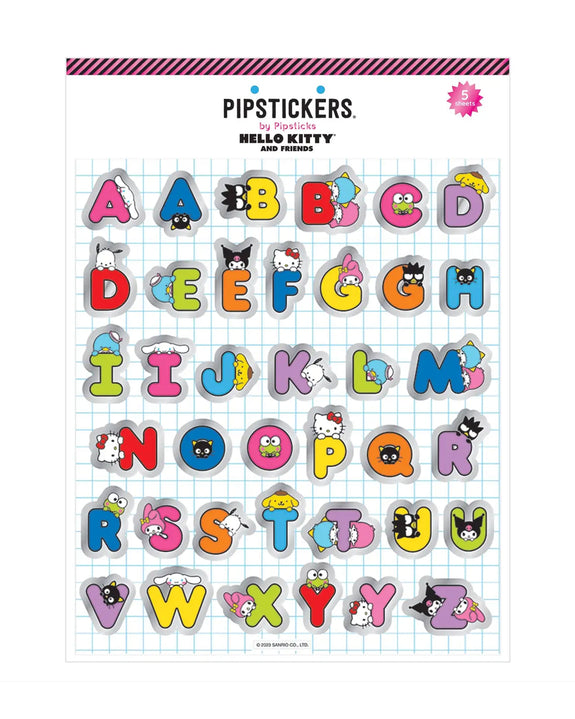 PipStickers - Hello Kitty and Friends Hide & Seek Big Alphabet Stickers