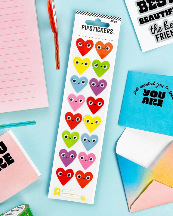 Pipsticks - Eye Love You Stickers