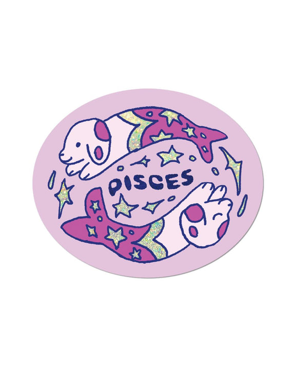 Apply Stickers - Pisces Die-Cut Sticker