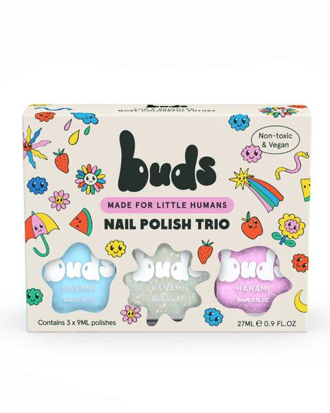 Hanami - Buds Kids Nail Polish Trio Pack - Pixie