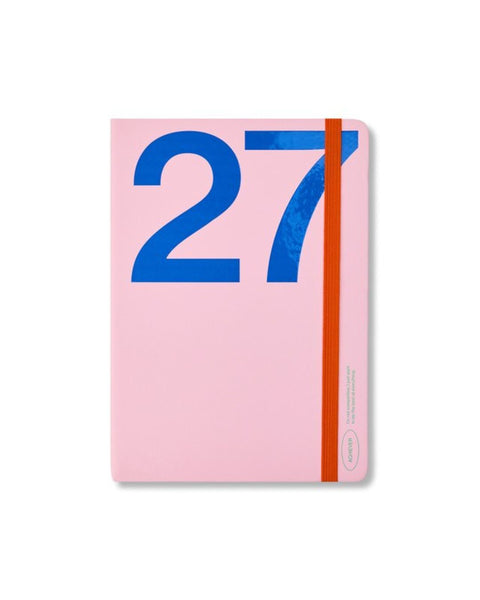 Any Day Now - 2027 - Weekly Achiever Diary - A5 - Pink & Navy