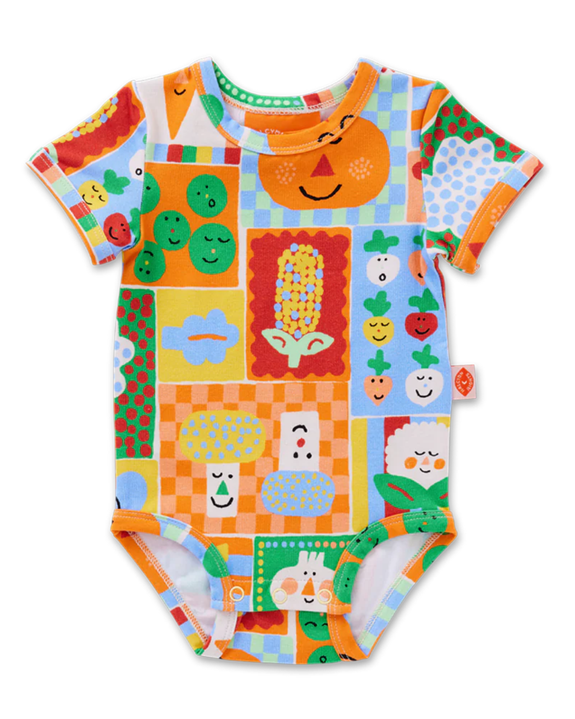 Halcyon Nights - Short Sleeve Bodysuit - Pocket Patch