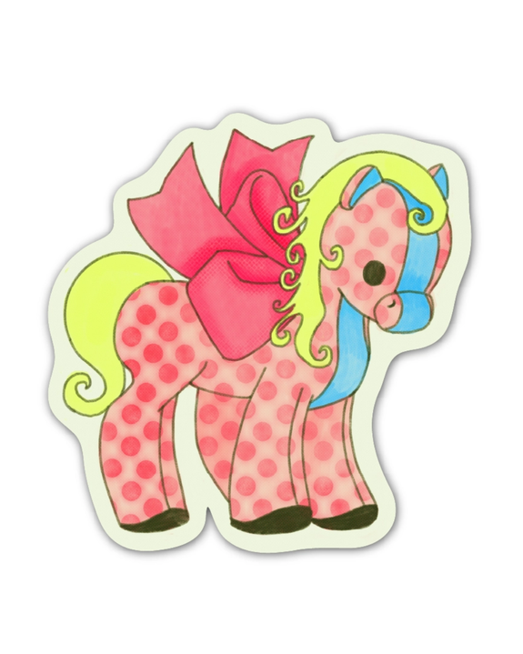 Rags AF - Polka Dot Horse! Sticker