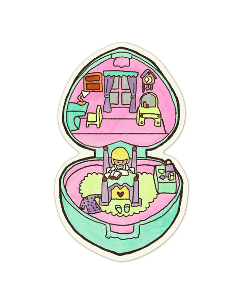 Rags AF - Polly Pocket! Sticker
