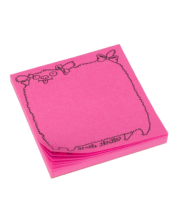 Gentle Thrills - Poodle Sticky Note