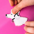 Bromstad Printing Co. - Clear Sticker - Poodle Dog