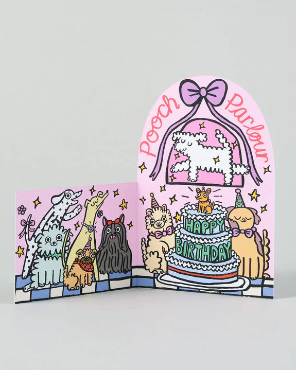 Wrap - Pooch Parlour Fold Out Kid's Birthday Card