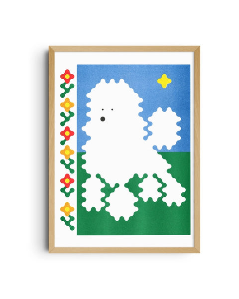 KIBLIND Atelier - Joe O'donnell - Poodle A3 Poster