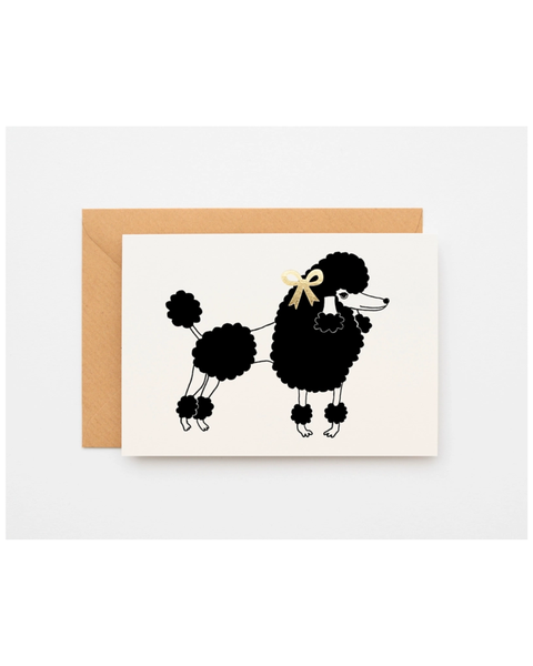 Yes! Paper Goods - Fancy Poodle Card