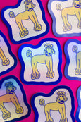Emily Green - Holographic Poodle Sticker