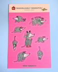 Natali Koromoto - “Marvelously Marsupial” Sticker Sheet