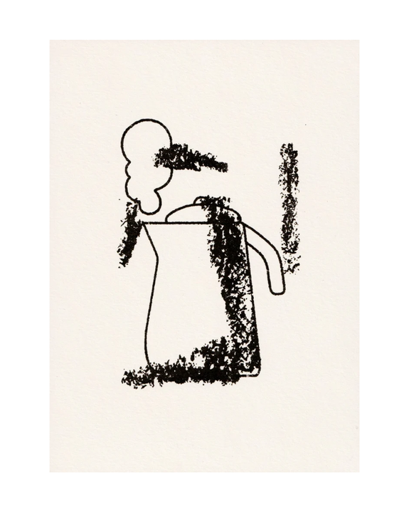 Carla McRae - 'A Watched Pot Never...' Gocco Print