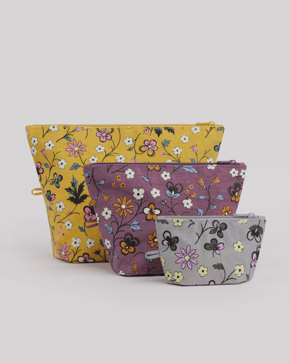 Baggu - Go Pouch Set - Wildwood Mix