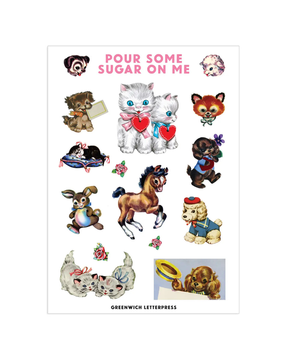 Greenwich Letterpress - Sticker Sheet - Sugar Sweet