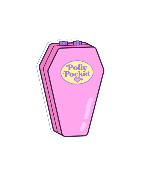 Pretty Toxic Stickers - Polly Pocket Coffin Sticker