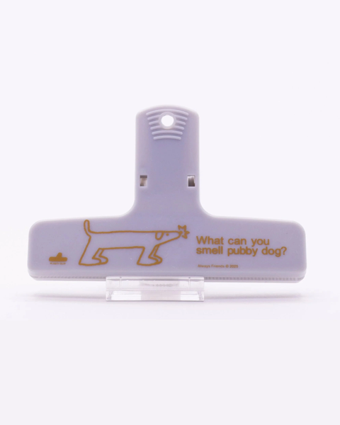 Always Friends - Plasticlip - "Pubby Dog" - Grey & Sand