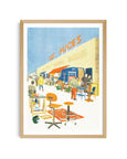 KIBLIND Atelier - France 365, Les Puces - Hifumiyo - A3 Poster