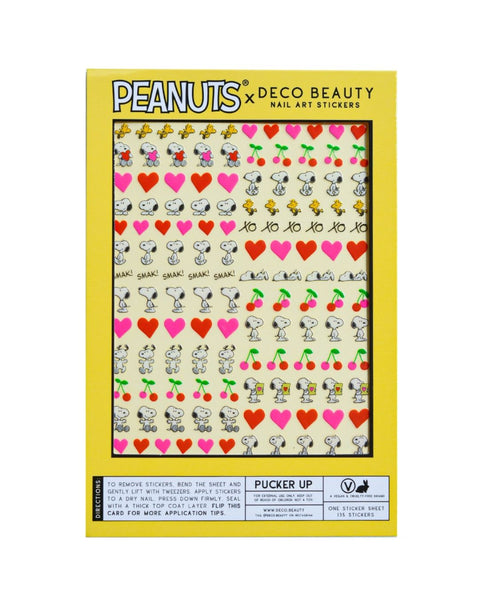 Deco Beauty - Nail Art Stickers - Peanuts Pucker Up