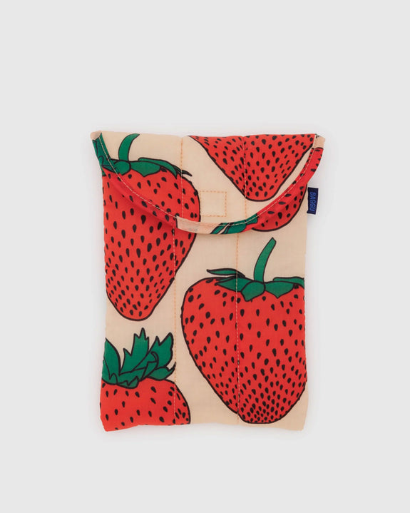 Baggu - Puffy Tablet Sleeve 8" - Strawberry