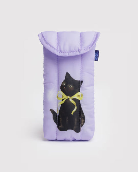 Baggu - Puffy Glasses Sleeve - Fancy Cats
