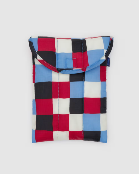 Baggu - Puffy Tablet Sleeve 8" - Painted Check