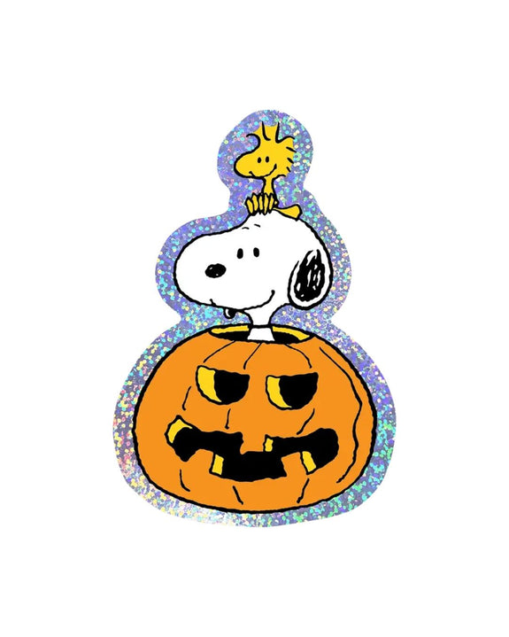 Apply Stickers - Pumpkin Snoopy - Die-Cut Sticker