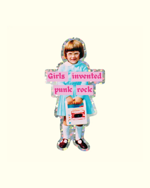 Shellflower - Girls Invented Punk Rock Sticker