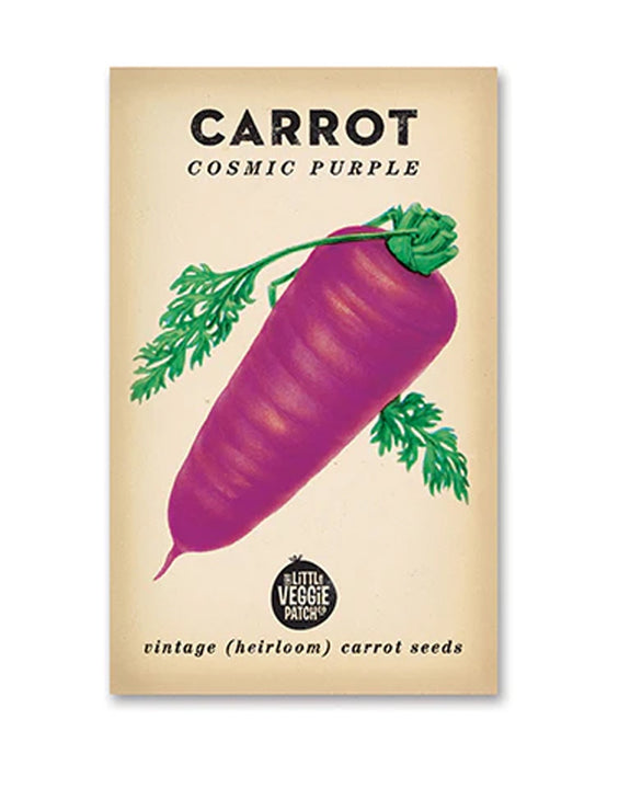 The Little Veggie Patch Co - Carrot 'Cosmic Purple' Heirloom Seeds