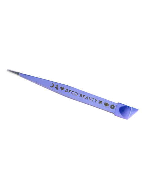 Deco Beauty - Nail Art Tweezers - Purple