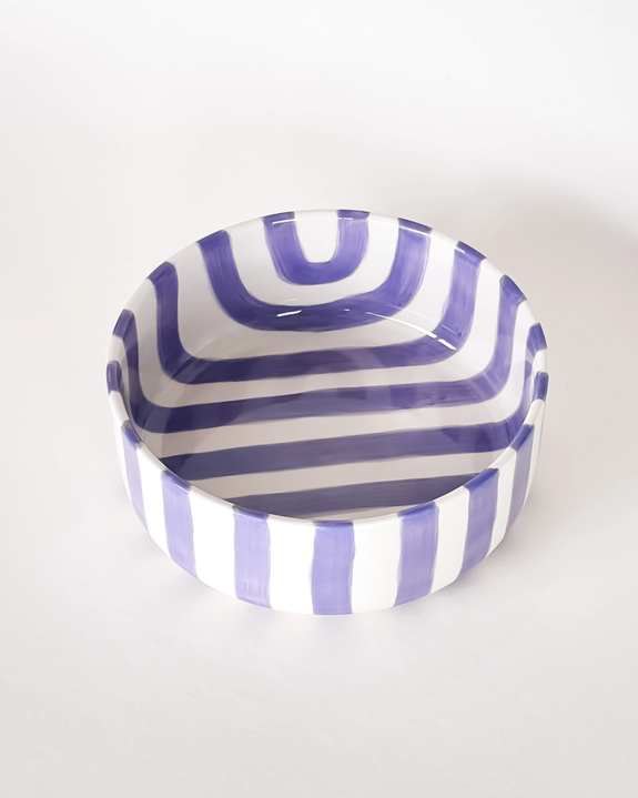Magazin Minori - Bowl Stripes - Palazzo Purple