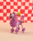 Cat Rabbit - Soft Sculpture - Purple Poodle