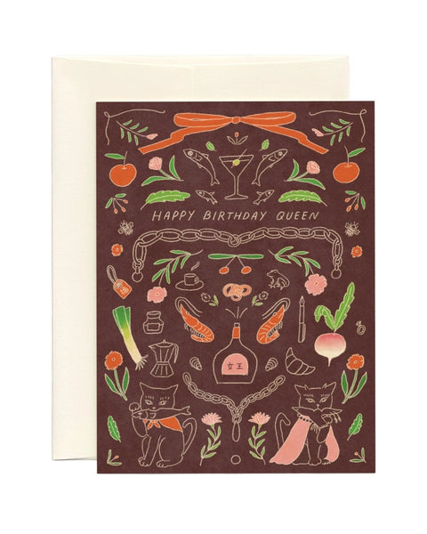 foonie - Birthday Card - Queen