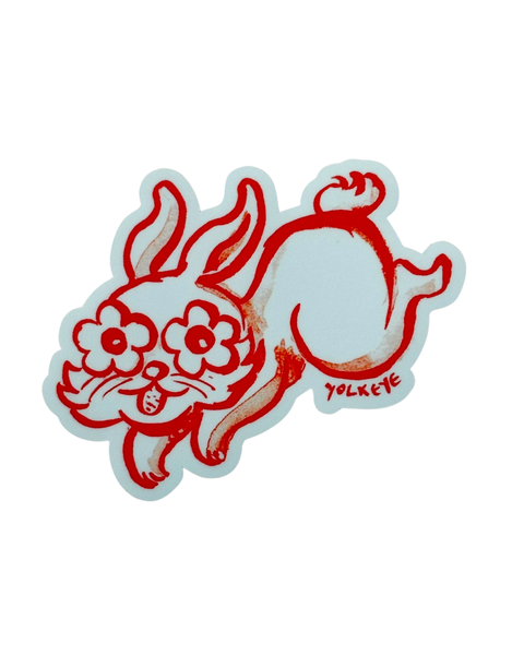Yolkeye Ceramics - Rabbit Sticker