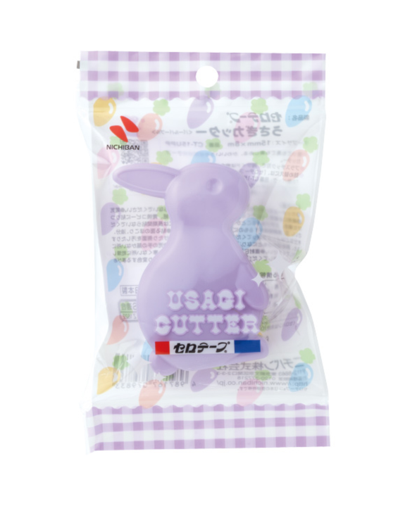 NICHIBAN - Tape Dispenser Rabbit - Pearl Purple