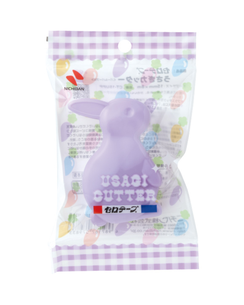 NICHIBAN - Tape Dispenser Rabbit - Pearl Purple