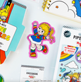 PipSticks - Radiant Rainbow Brite Vinyl Sticker