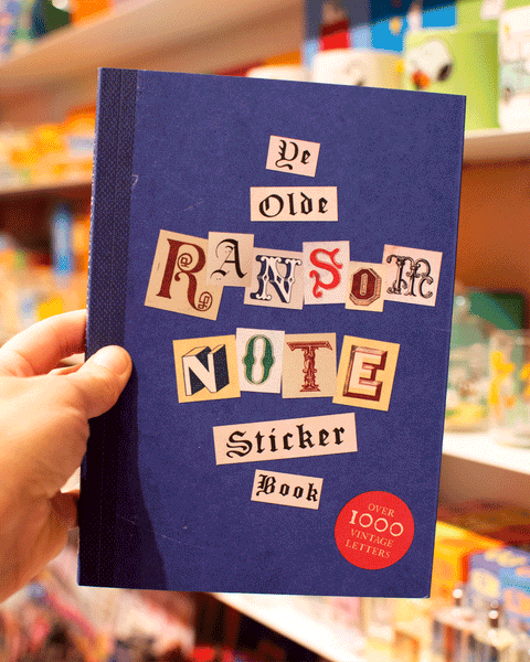 Ye Olde Ransom Note Sticker Book – Pinky's Melbourne