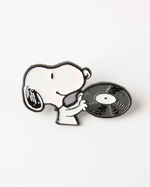 Peanuts - Music Is Life Pin - Record