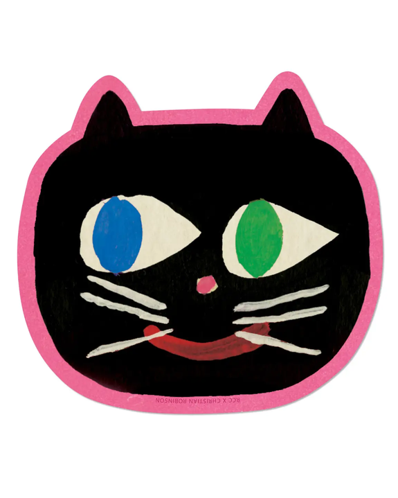 Red Cap Cards - Cool Cat Sticker