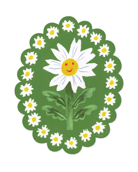 Red Cap Cards - Daisy Sticker