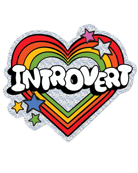 Red Cap Cards - Introvert Sticker
