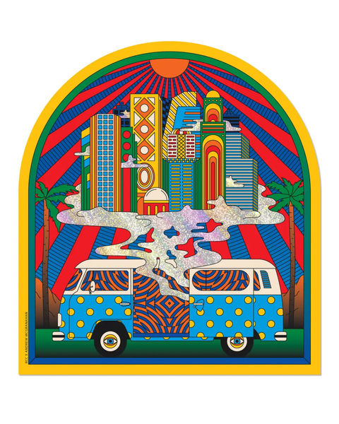 Red Cap Cards - Smoke City Sticker