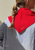 TBCo - Merino Triangle Scarf - Red
