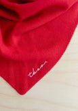 TBCo - Merino Triangle Scarf - Red