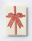 Canonbury Press - Gingham Bow Greeting Card