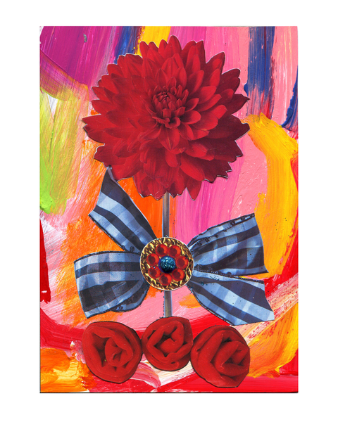 Minna Gilligan - Redhead Collage Card